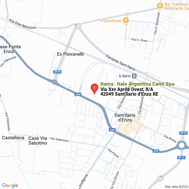 apri la mappa di Itarca - Italo Argentina Carni Spa