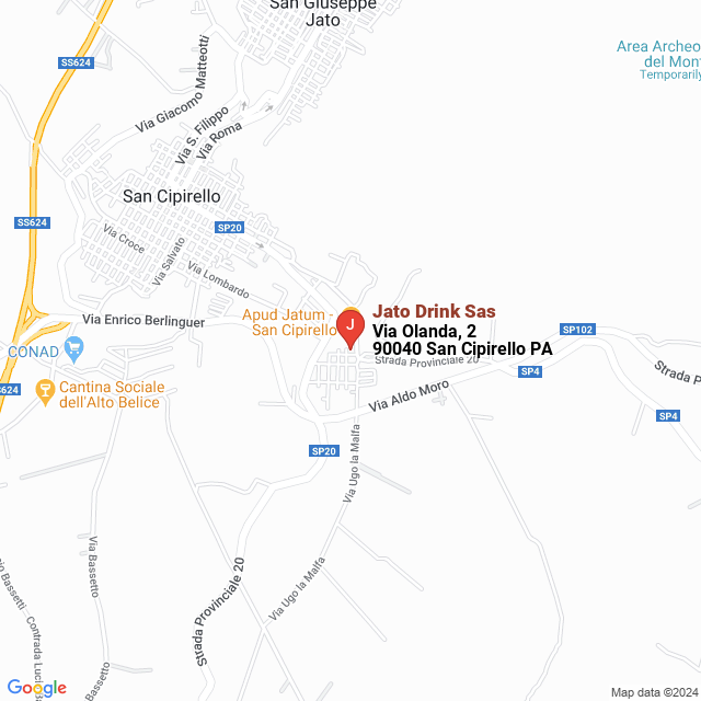 apri la mappa di Jato Drink Sas