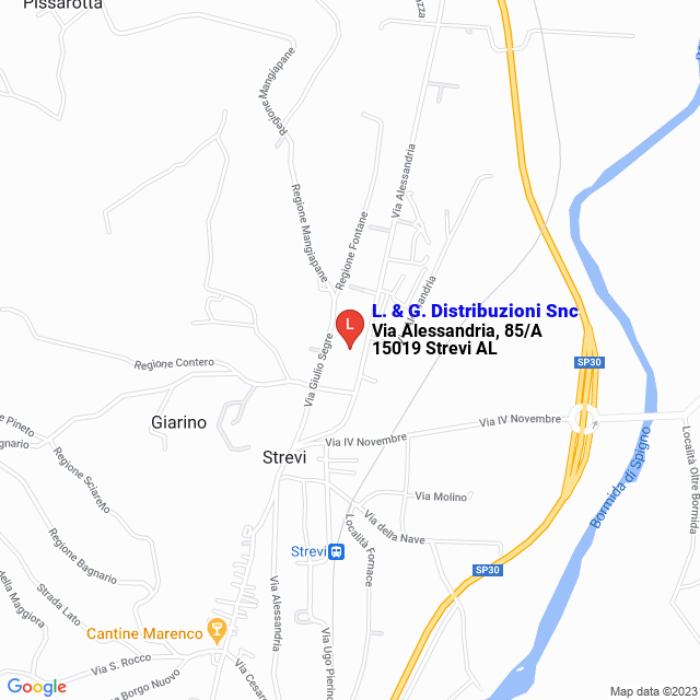 apri la mappa di L. & G. Distribuzioni Snc