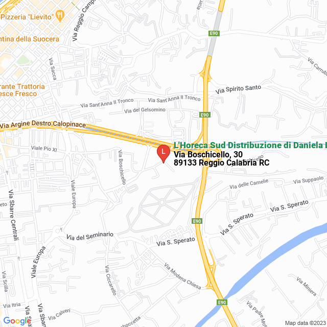 apri la mappa di L‘Horeca Sud Distribuzione di Daniela Laurendi