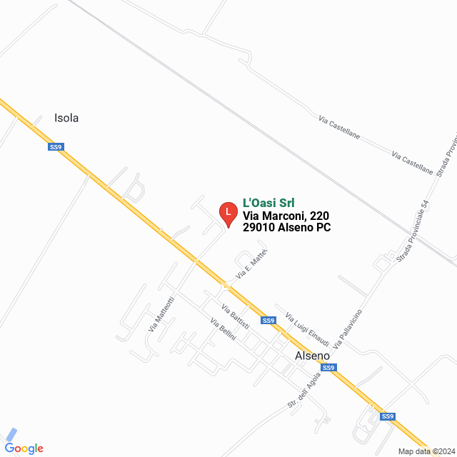 apri la mappa di L‘Oasi Srl