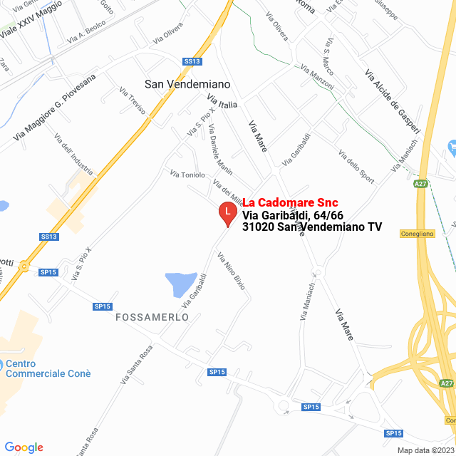 apri la mappa di La Cadomare Snc