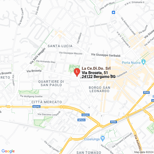 apri la mappa di La Ce.Di.Do. Srl