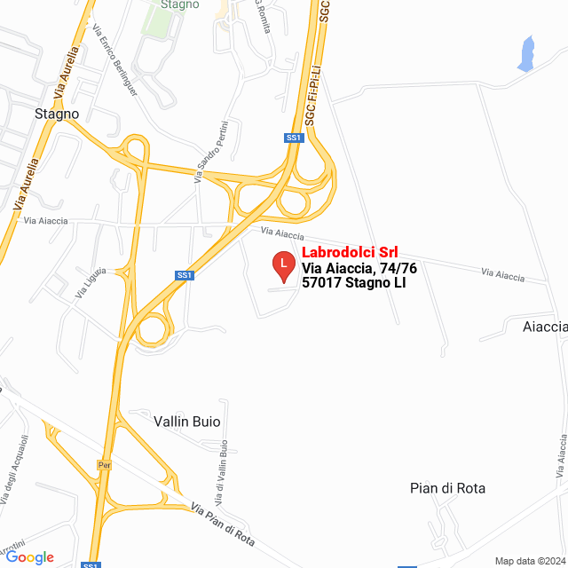 apri la mappa di Labrodolci Srl