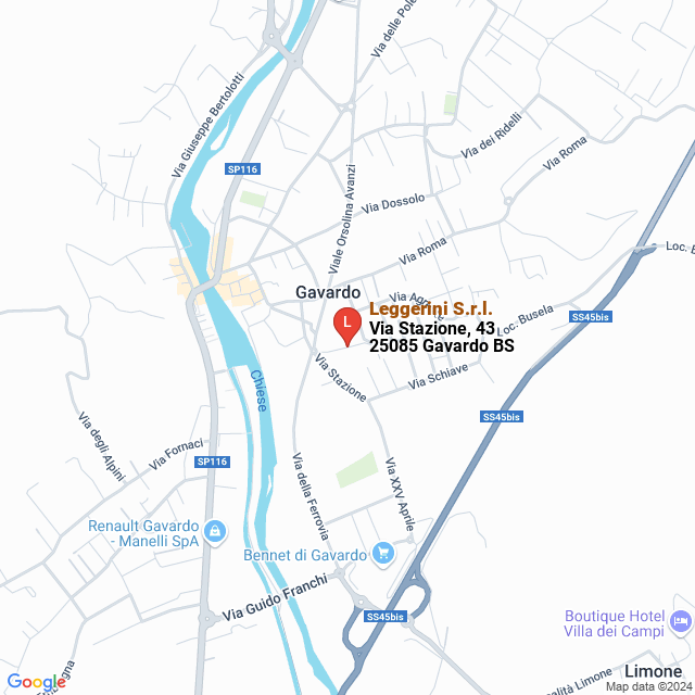 apri la mappa di Leggerini S.r.l.