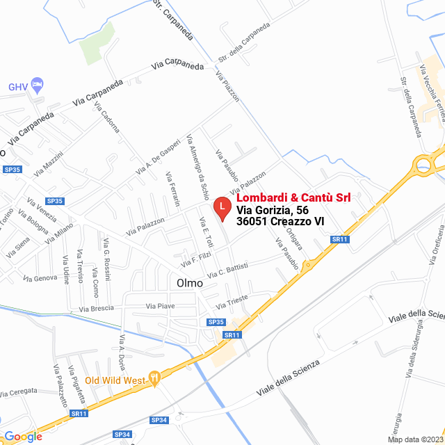 apri la mappa di Lombardi & Cantù Srl