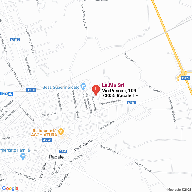 apri la mappa di Lu.Ma Srl