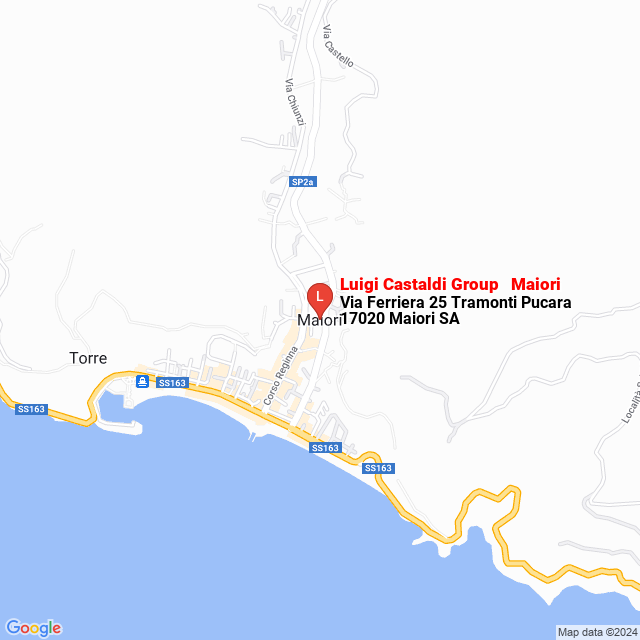 apri la mappa di Luigi Castaldi Group - Maiori