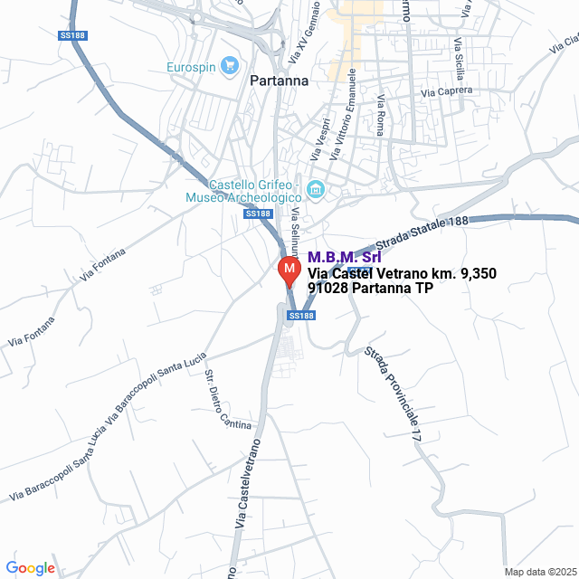 apri la mappa di M.B.M. Srl