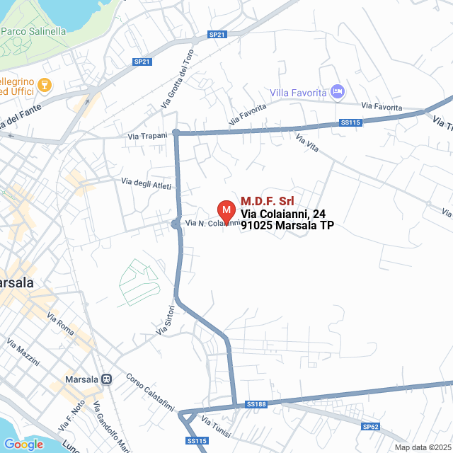 apri la mappa di M.D.F. Srl
