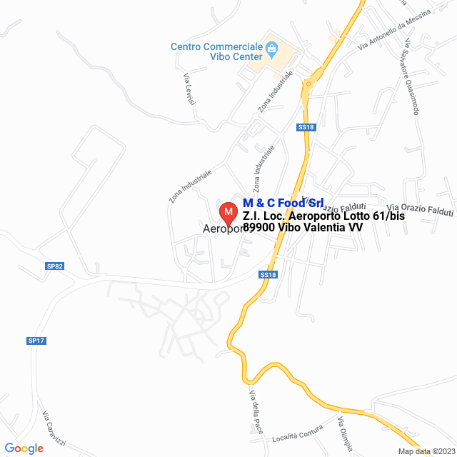 apri la mappa di M & C Food Srl