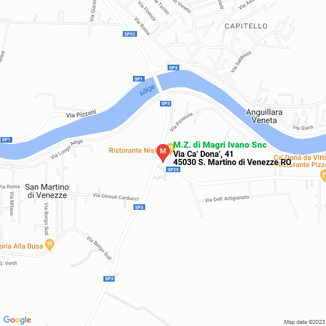 apri la mappa di M.Z. di Magri Ivano Snc