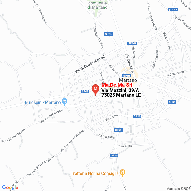 apri la mappa di Ma.De.Ma Srl