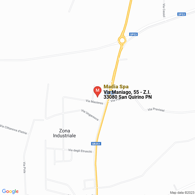 apri la mappa di Madia Spa
