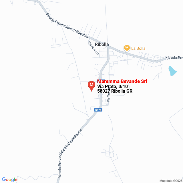 apri la mappa di Maremma Bevande Srl