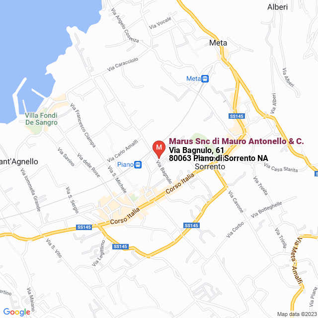 apri la mappa di Marus Snc di Mauro Antonello & C.