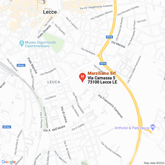 apri la mappa di Marziliano Srl