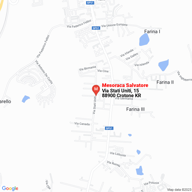 apri la mappa di Mesoraca Salvatore
