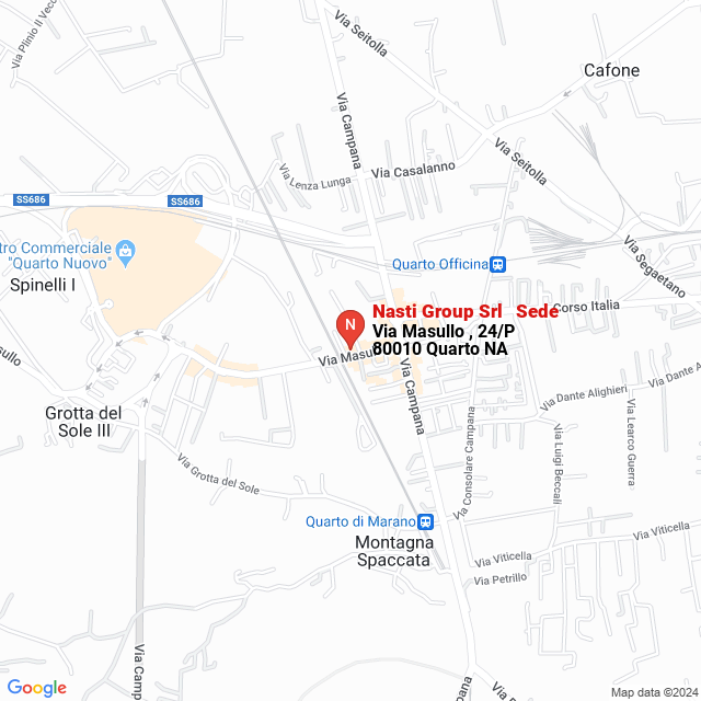 apri la mappa di Nasti Group Srl - Sede