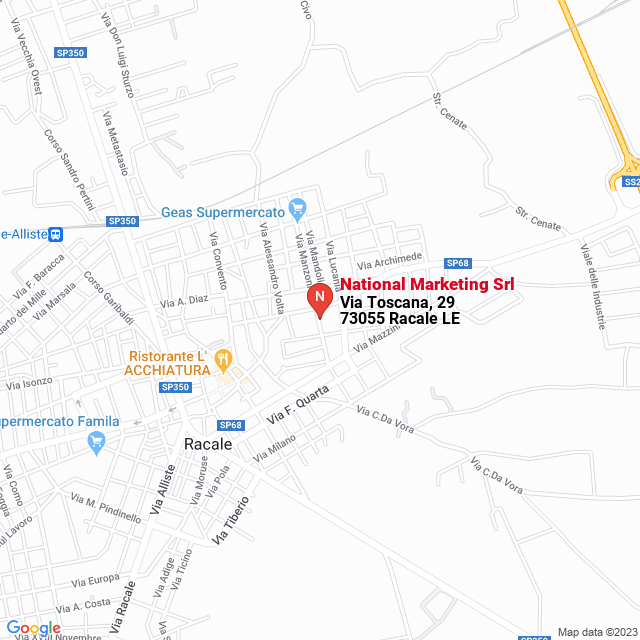 apri la mappa di National Marketing Srl