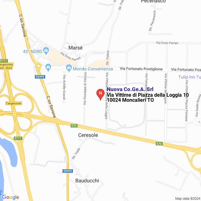 apri la mappa di Nuova Co.Ge.A. Srl