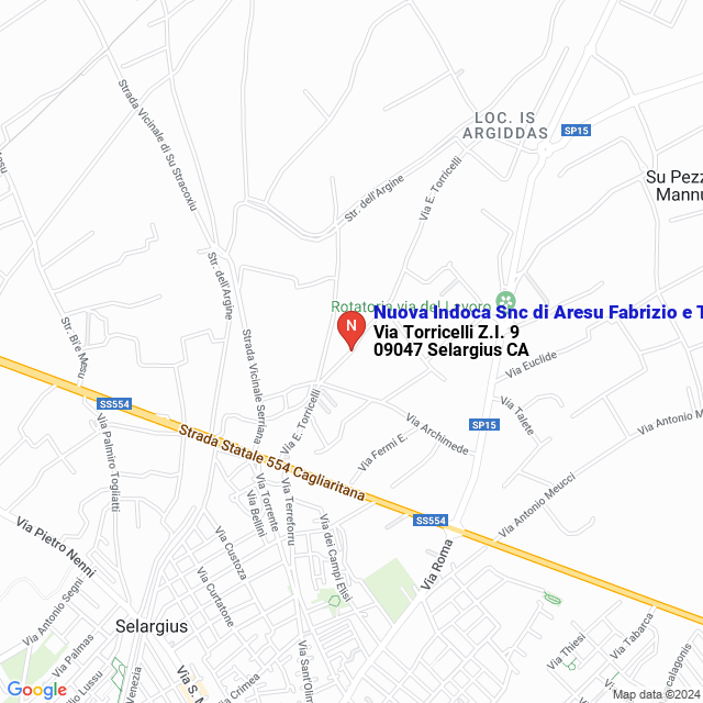 apri la mappa di Nuova Indoca Snc di Aresu Fabrizio e Tocco Giorgio