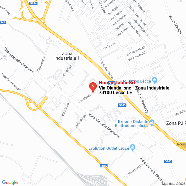 apri la mappa di Nuova Tabar Srl