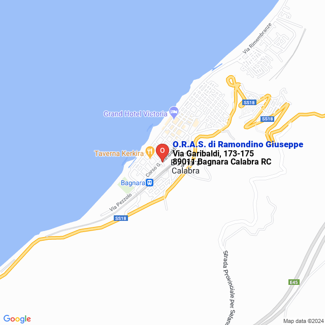 apri la mappa di O.R.A.S. di Ramondino Giuseppe