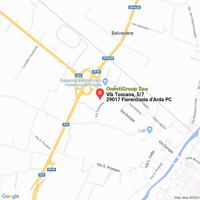 apri la mappa di OnestiGroup Spa