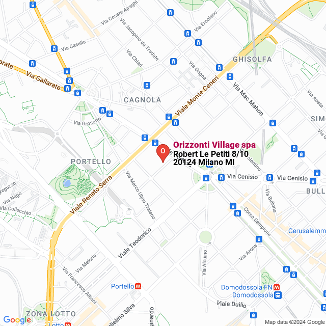 apri la mappa di Orizzonti Village spa