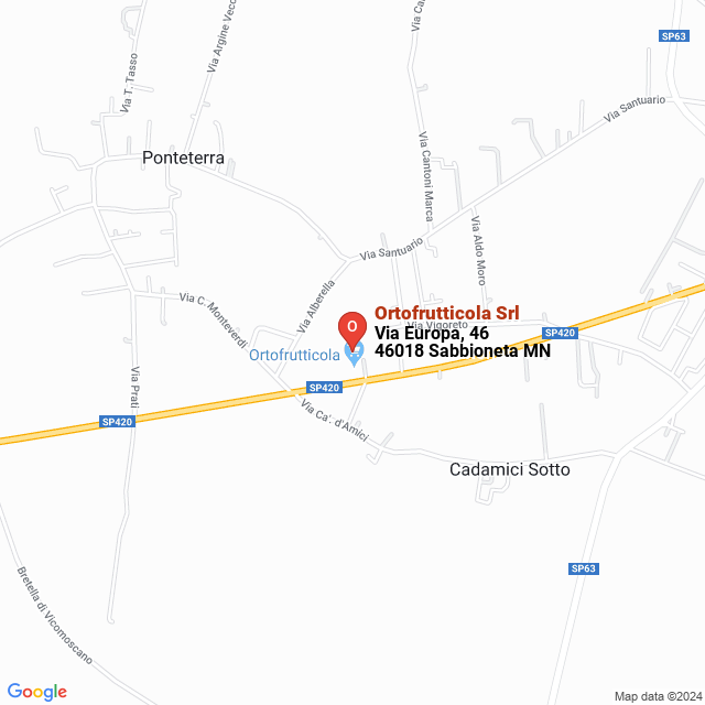 apri la mappa di Ortofrutticola Srl