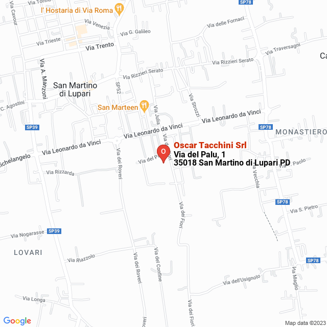 apri la mappa di Oscar Tacchini Srl