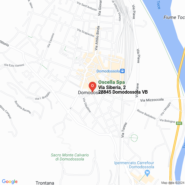 apri la mappa di Oscella Spa