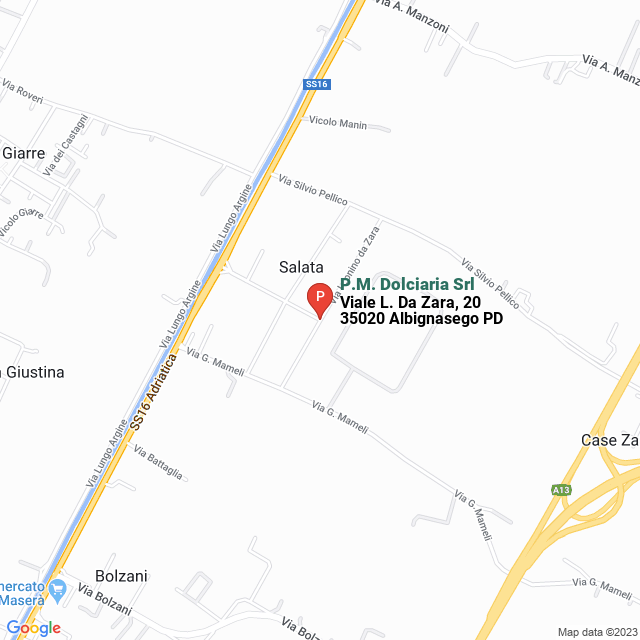 apri la mappa di P.M. Dolciaria Srl