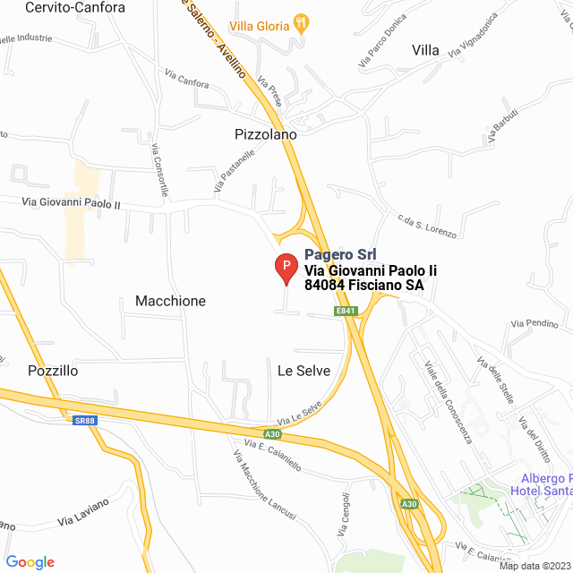 apri la mappa di Pagero Srl