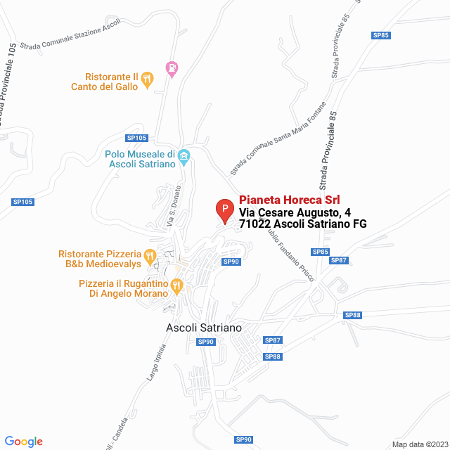 apri la mappa di Pianeta Horeca Srl