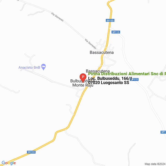 apri la mappa di Pirina Distribuzioni Alimentari Snc di Pirina Sara & C.