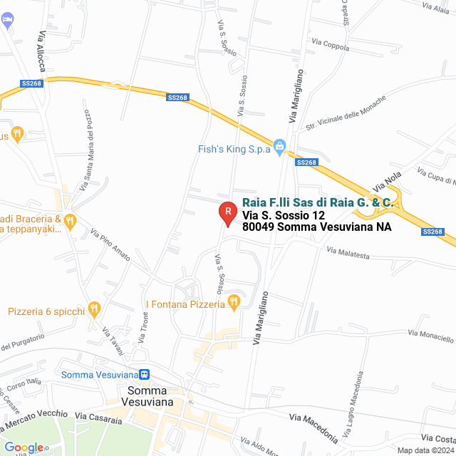 apri la mappa di Raia F.lli Sas di Raia G. & C.