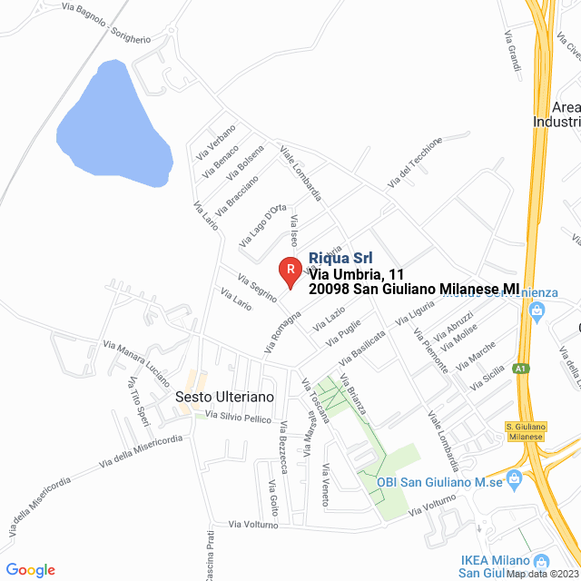 apri la mappa di Riqua Srl