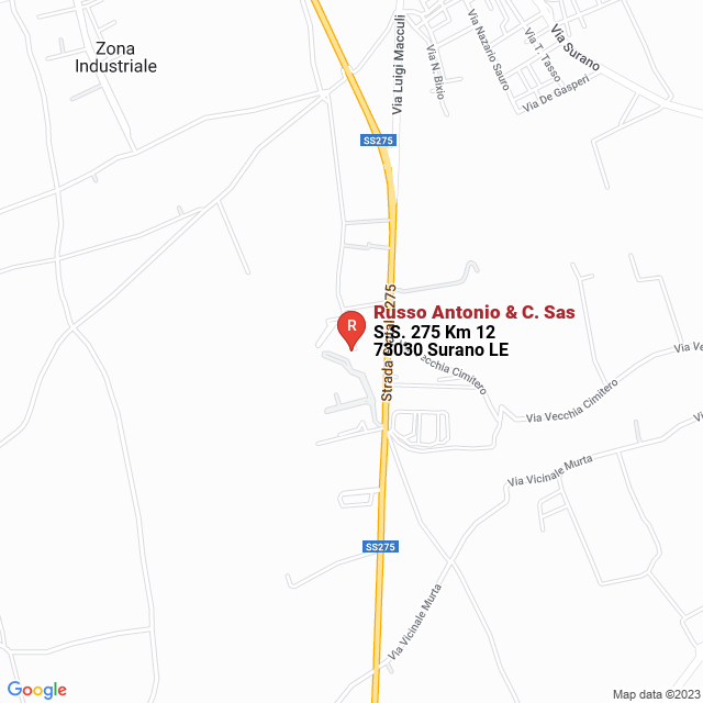 apri la mappa di Russo Antonio & C. Sas
