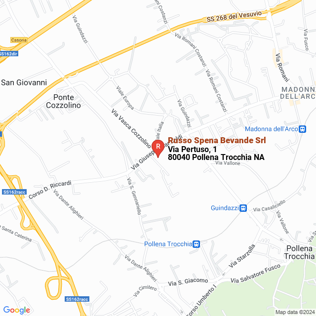 apri la mappa di Russo Spena Bevande Srl