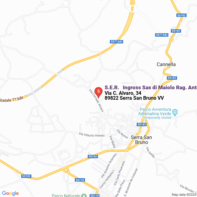 apri la mappa di S.E.R. - Ingross Sas di Maiolo Rag. Antonio & C.