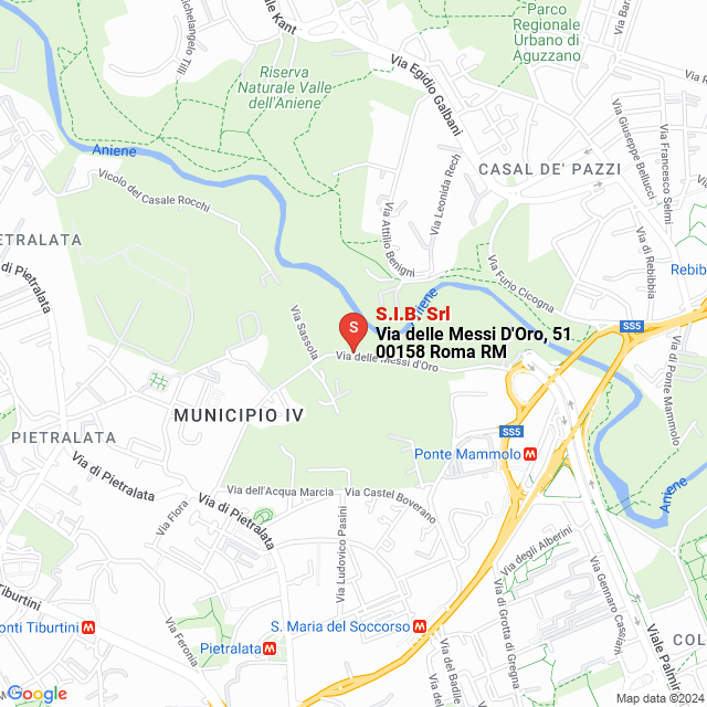 apri la mappa di S.I.B. Srl