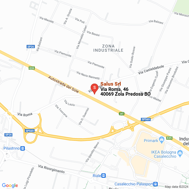 apri la mappa di Salus Srl