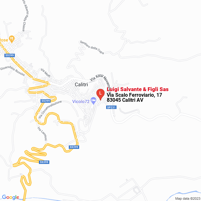 apri la mappa di Luigi Salvante & Figli Sas