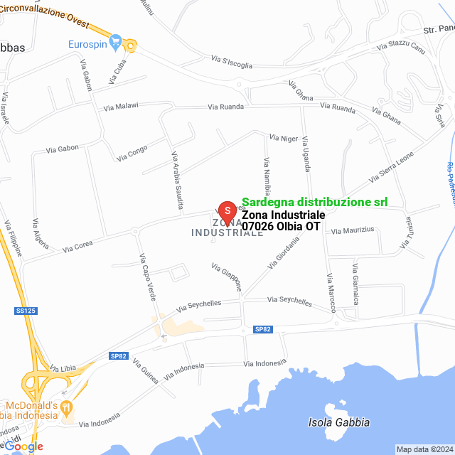 apri la mappa di Sardegna distribuzione srl