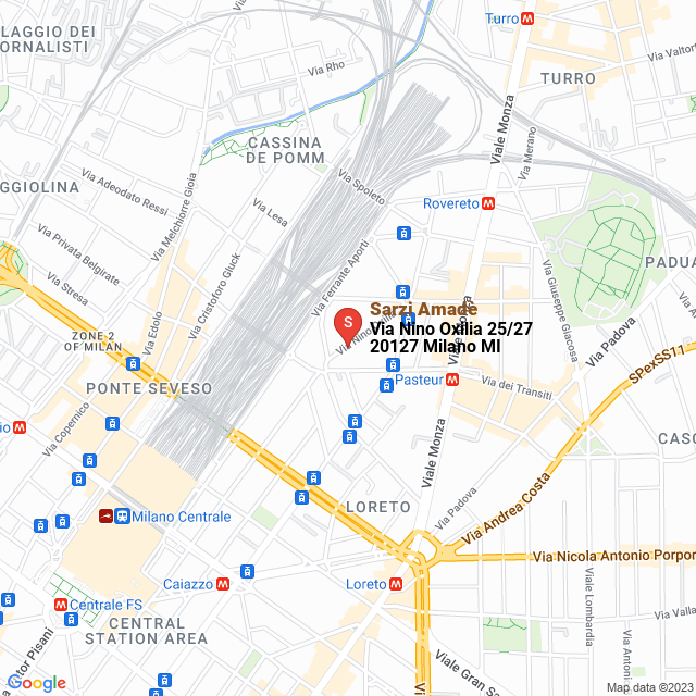 apri la mappa di Sarzi Amadè