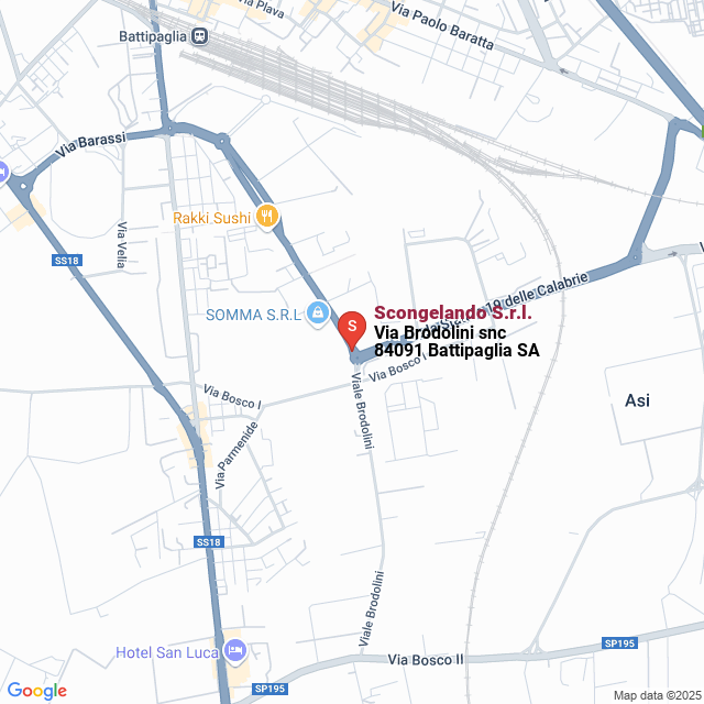 apri la mappa di Scongelando S.r.l.