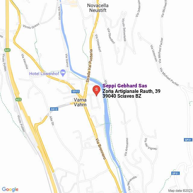 apri la mappa di Seppi Gebhard Sas