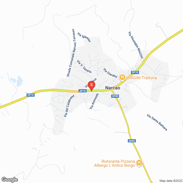 apri la mappa di SULCIS DRINK SRL